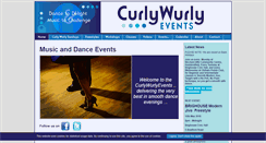 Desktop Screenshot of curlywurlyevents.com